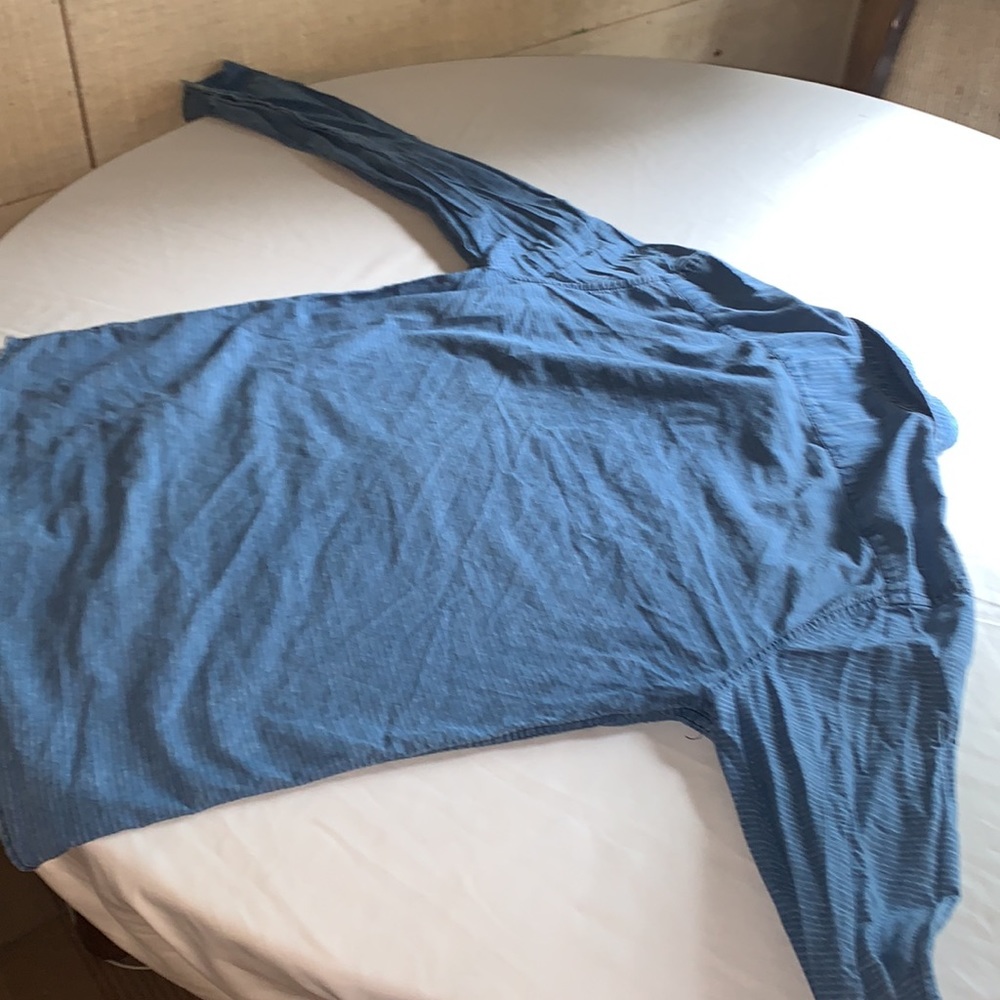 Blue Button Up - Picture 17 of 17